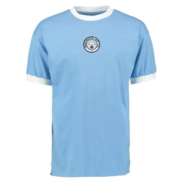 Tailandia Camiseta Manchester City Primera Equipación Retro 1972 Azul